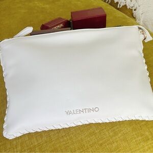 AUTHENTIC VALENTINO White Purse Envelope